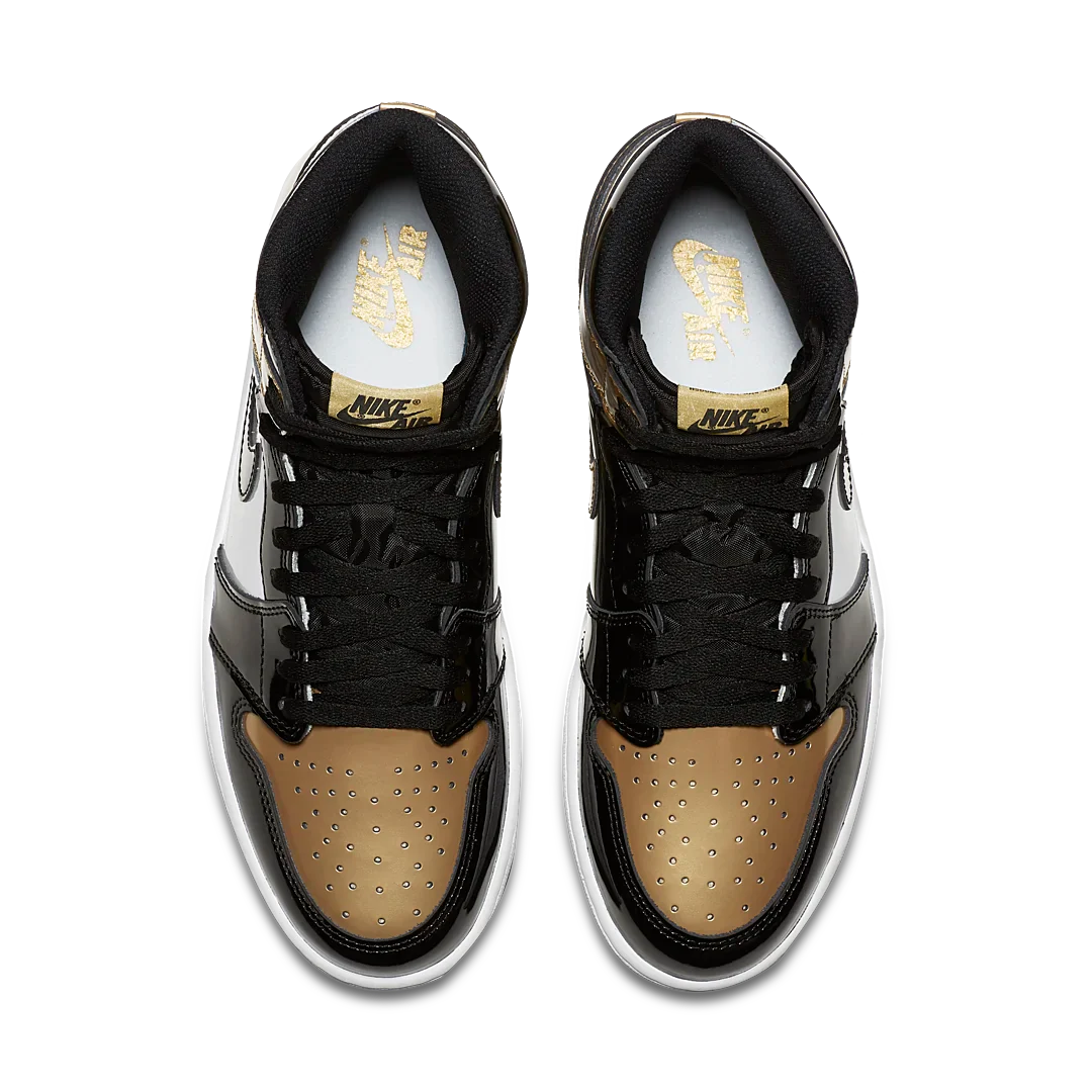 Air Jordan 1 Retro High NRG Patent Gold Toe