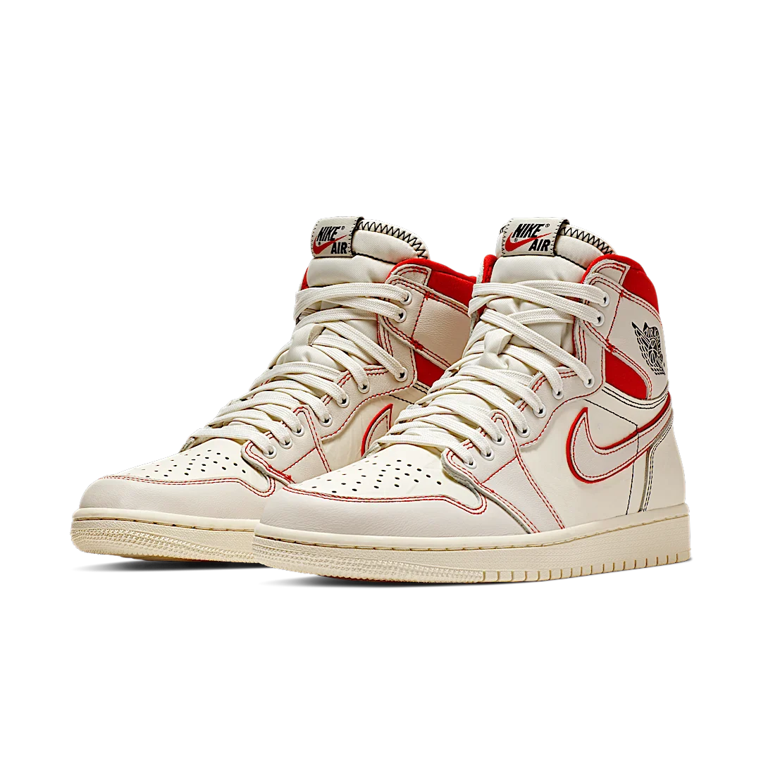 Air Jordan 1 Retro High Phantom Gym Red