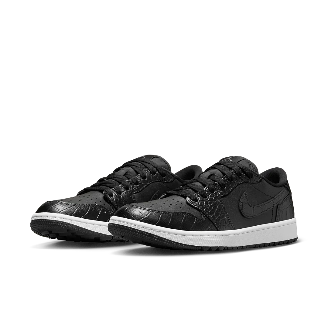 Air Jordan 1 Retro Low Golf Black Croc