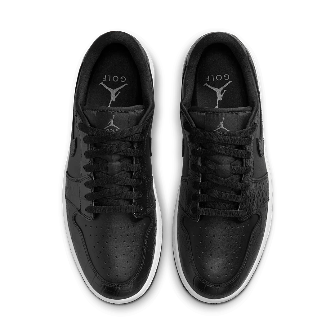Air Jordan 1 Retro Low Golf Black Croc