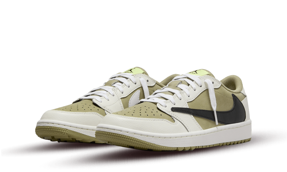 Air Jordan 1 Retro Low Golf Travis Scott Neutral Olive