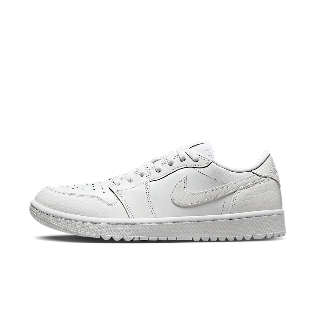 Air Jordan 1 Retro Low Golf White Croc