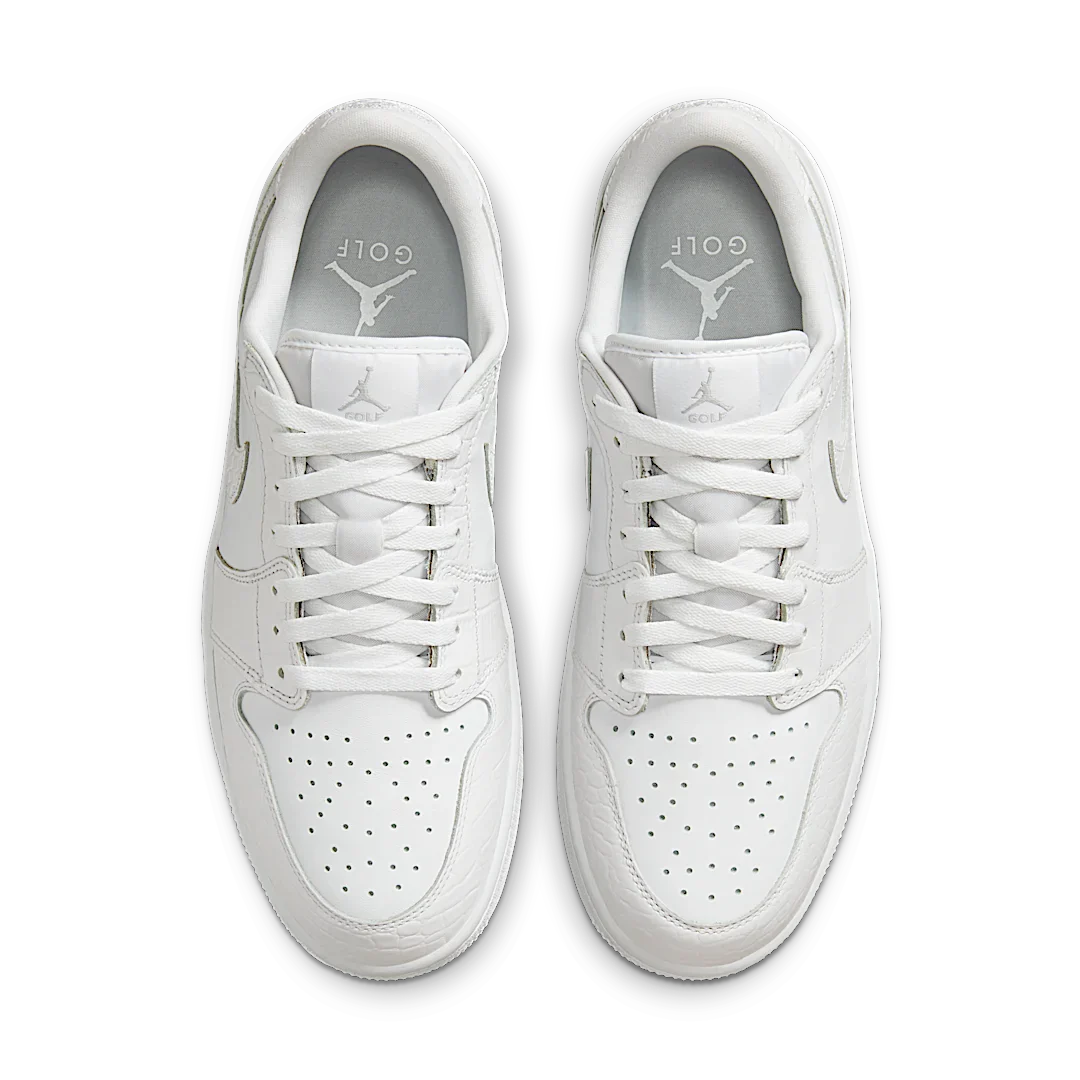 Air Jordan 1 Retro Low Golf White Croc