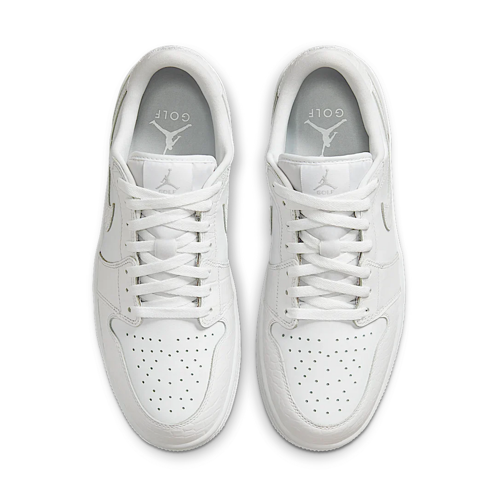 Air Jordan 1 Retro Low Golf White Croc