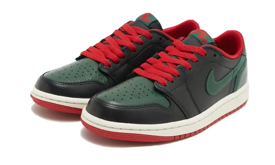 Air Jordan 1 Retro Low OG Gorge Green Varsity Red