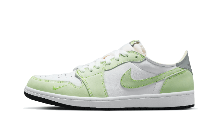 Air Jordan 1 Retro Low White Ghost Green Black