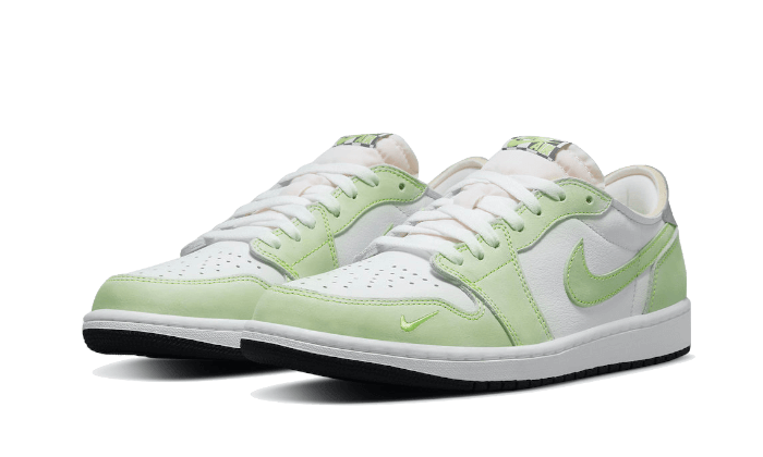 Air Jordan 1 Retro Low White Ghost Green Black
