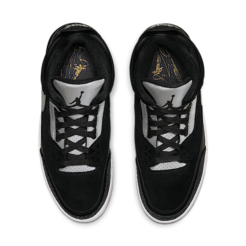 Air Jordan 3 Retro Tinker Black Cement Gold