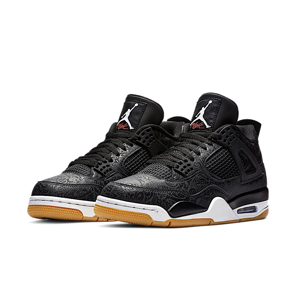 Air Jordan 4 Retro Laser Black Gum