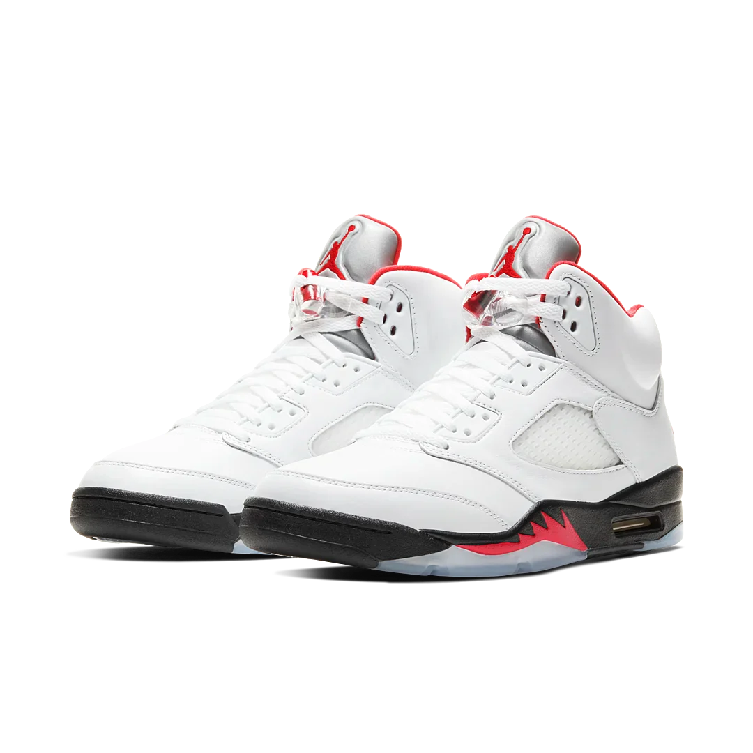 Air Jordan 5 Retro Fire Red Silver Tongue (2020)