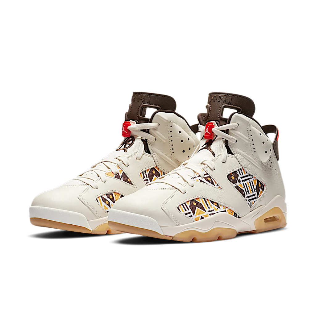 Air Jordan 6 Retro Quai 54 Sail Brown (2020)