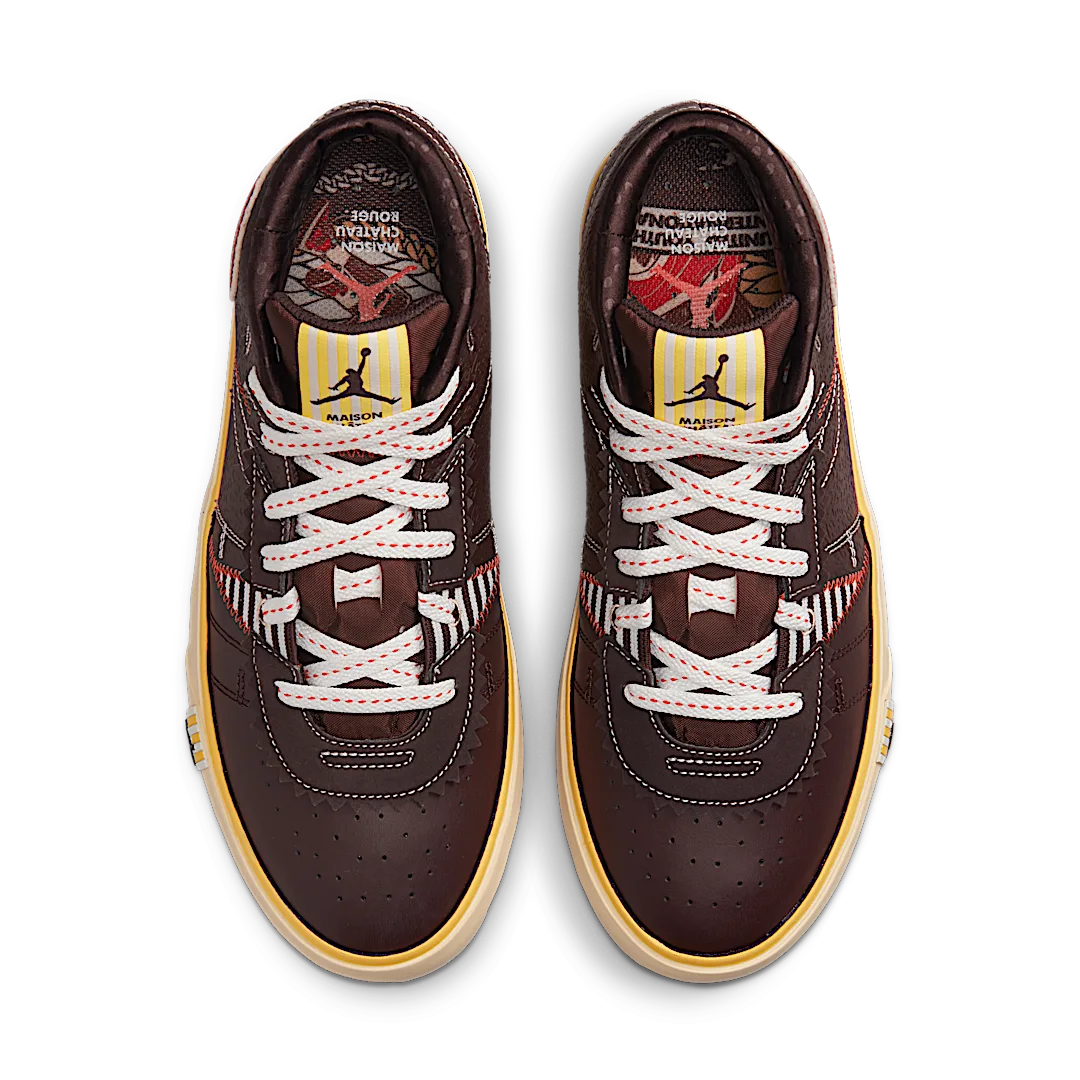 Air Jordan Series Mid Maison Chateau Rouge Brown