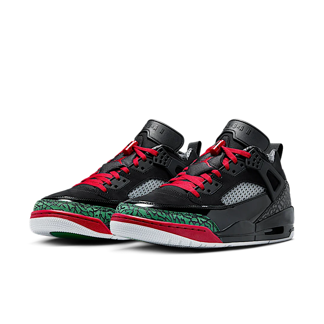 Air Jordan Spizike Low Black Classic Green White Varsity Red