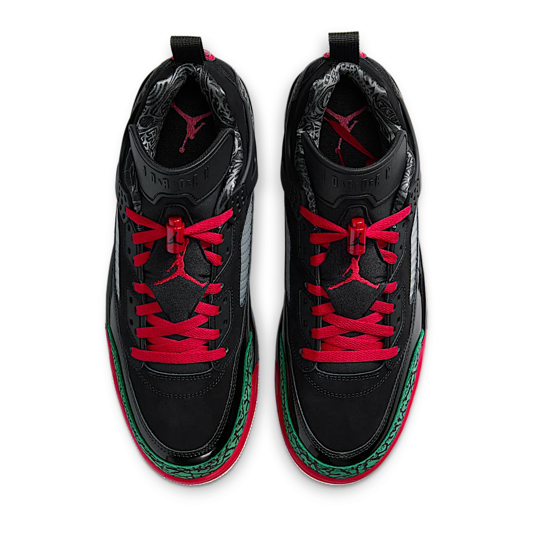 Air Jordan Spizike Low Black Classic Green White Varsity Red
