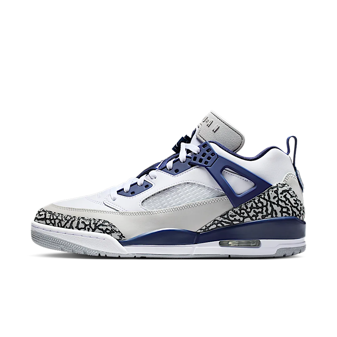 Air Jordan Spizike Low White Neutral Grey Anthracite Midnight Navy