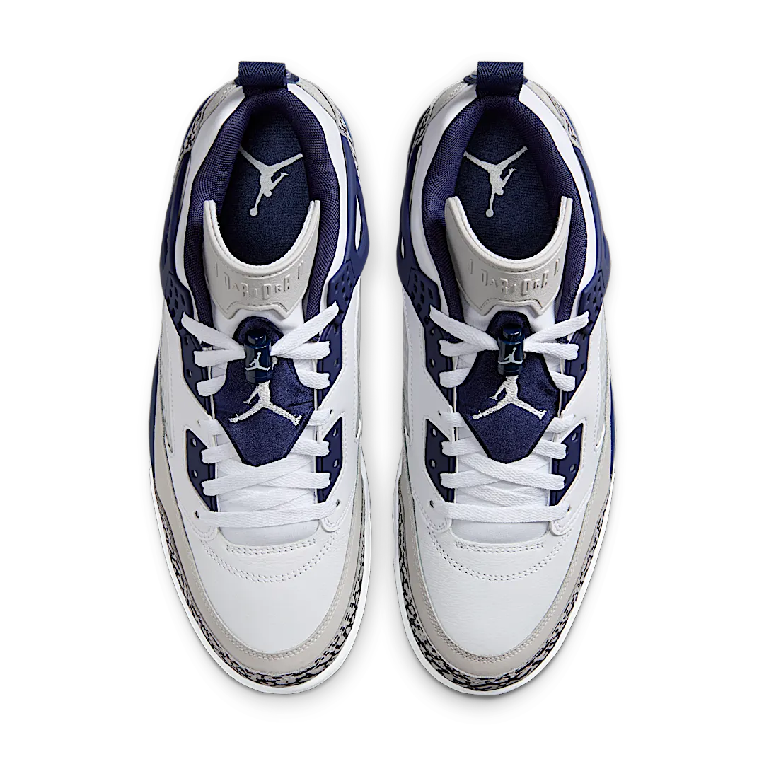 Air Jordan Spizike Low White Neutral Grey Anthracite Midnight Navy