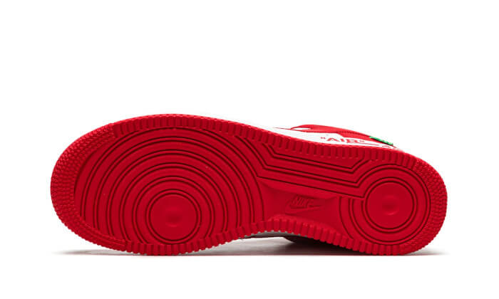 Louis Vuitton Nike Air Force 1 Low By Virgil Abloh White Red