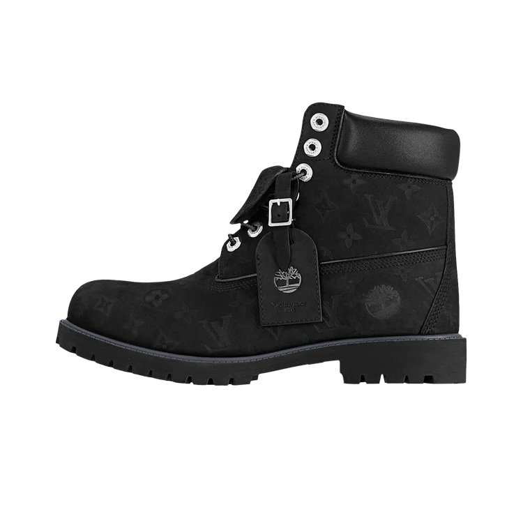 Louis Vuitton Timberland 6" Ankle Boot Black Monogram
