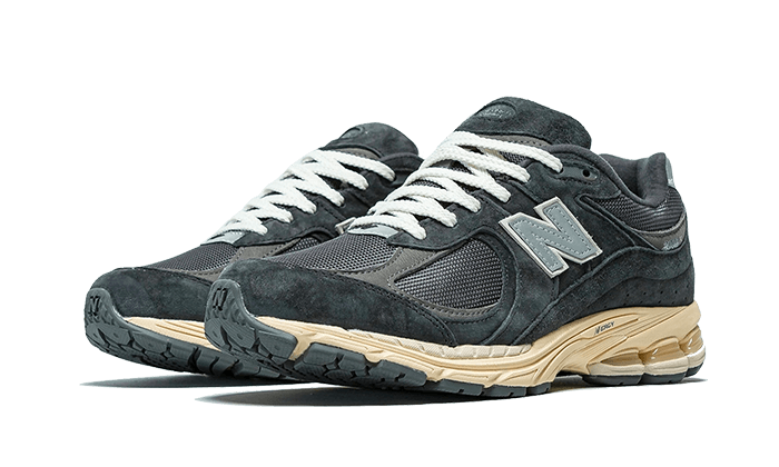 New Balance 2002R Black Dark Grey