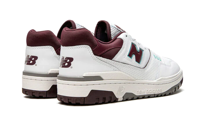 New Balance 550 Burgundy Cyan