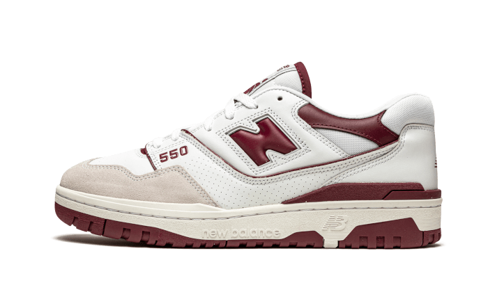 New Balance 550 Sea Salt Burgundy