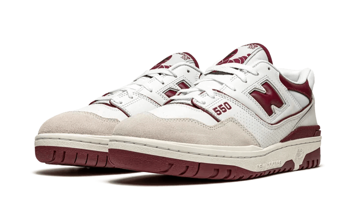 New Balance 550 Sea Salt Burgundy