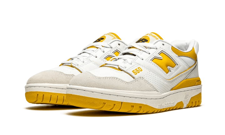 New Balance 550 Sea Salt Varsity Gold