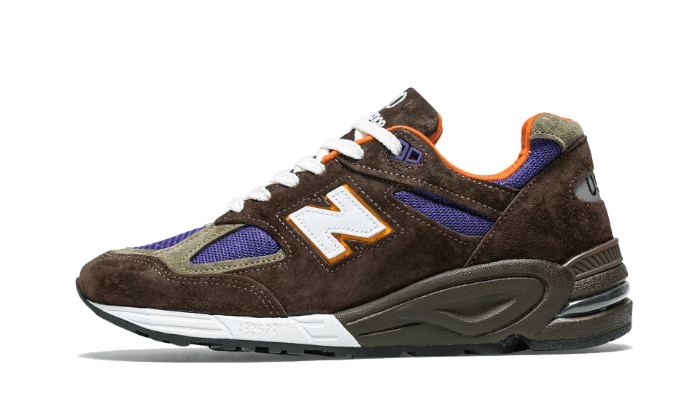 New Balance 990v2 MiUSA Brown Purple