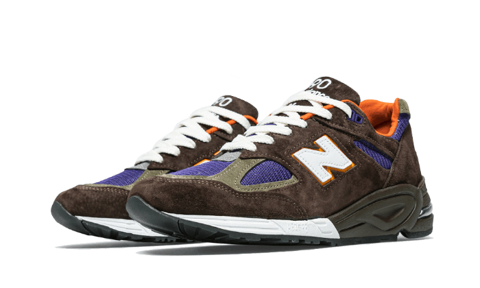 New Balance 990v2 MiUSA Brown Purple