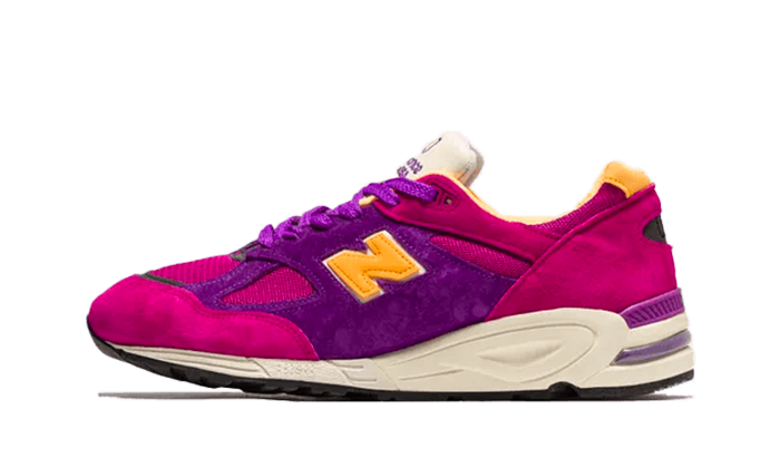 New Balance 990v2 MiUSA Teddy Santis Purple Yellow