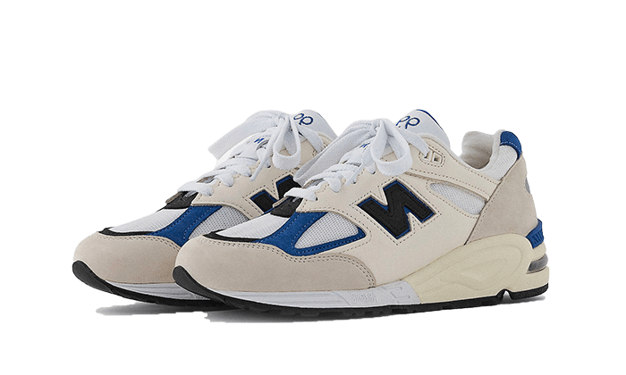 New Balance 990v2 MiUSA White Blue