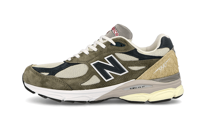 New Balance 990v3 MiUSA Grey Blue Olive