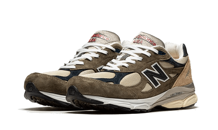 New Balance 990v3 MiUSA Grey Blue Olive