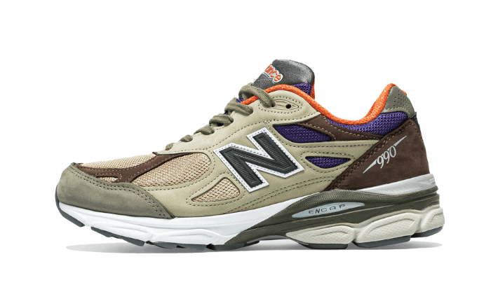 New Balance 990v3 MiUSA Teddy Santis Khaki Orange