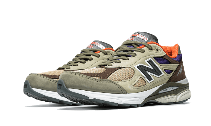 New Balance 990v3 MiUSA Teddy Santis Khaki Orange