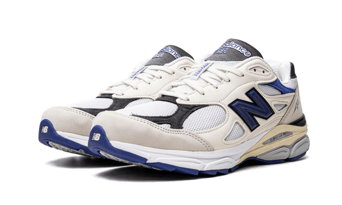 New Balance 990v3 MiUSA White Blue