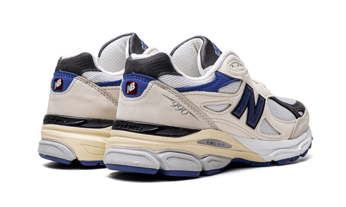 New Balance 990v3 MiUSA White Blue