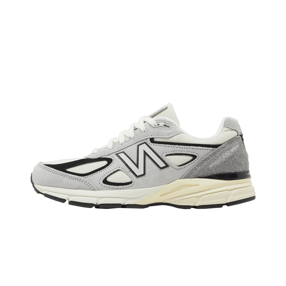 New Balance 990v4 MiUSA Teddy Santis Grey Black Cream