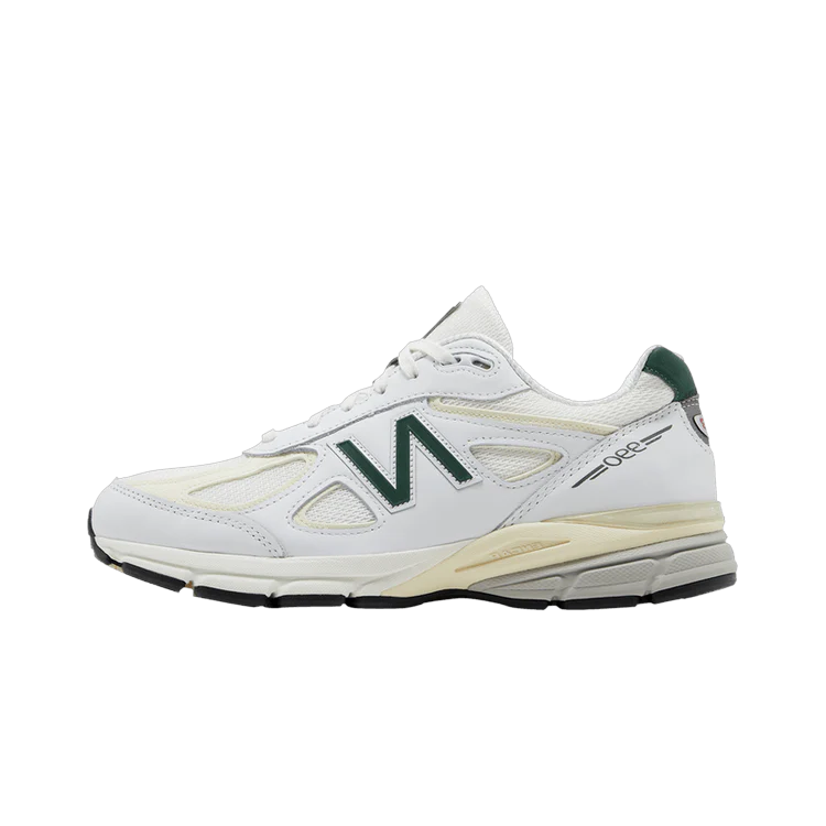 New Balance 990v4 MiUSA White Green