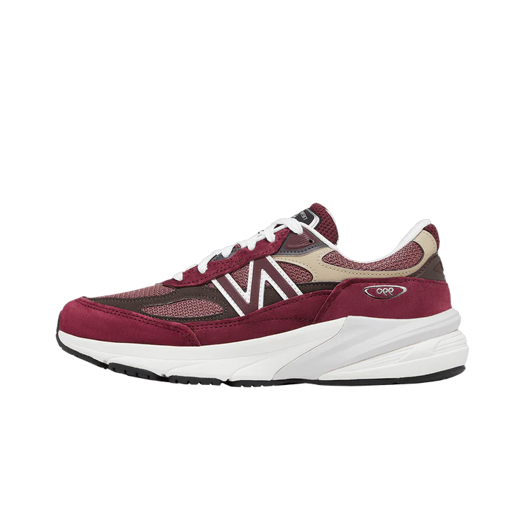 New Balance 990v6 MiUSA Teddy Santis Burgundy Tan