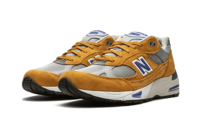 New Balance 991 Yellow Blue