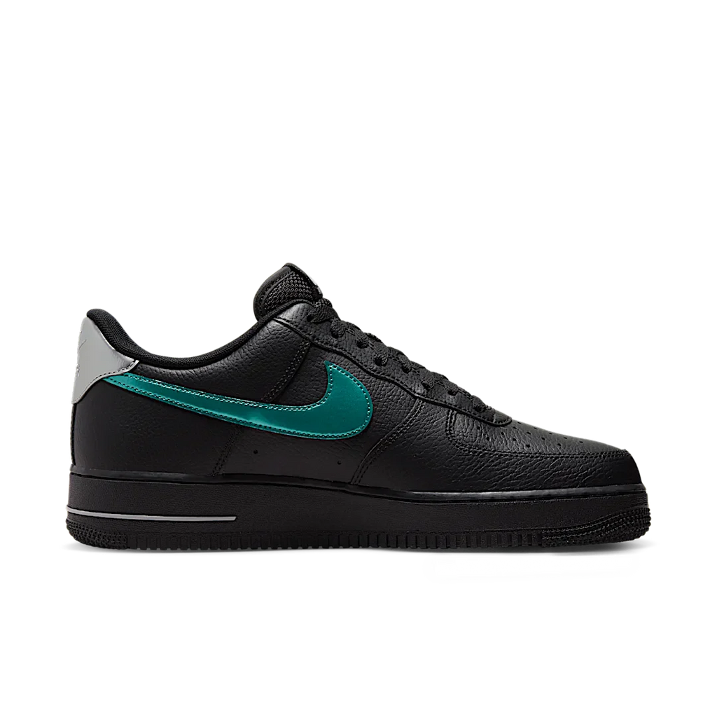 Nike Air Force 1 '07 Low Black Blue Lightning