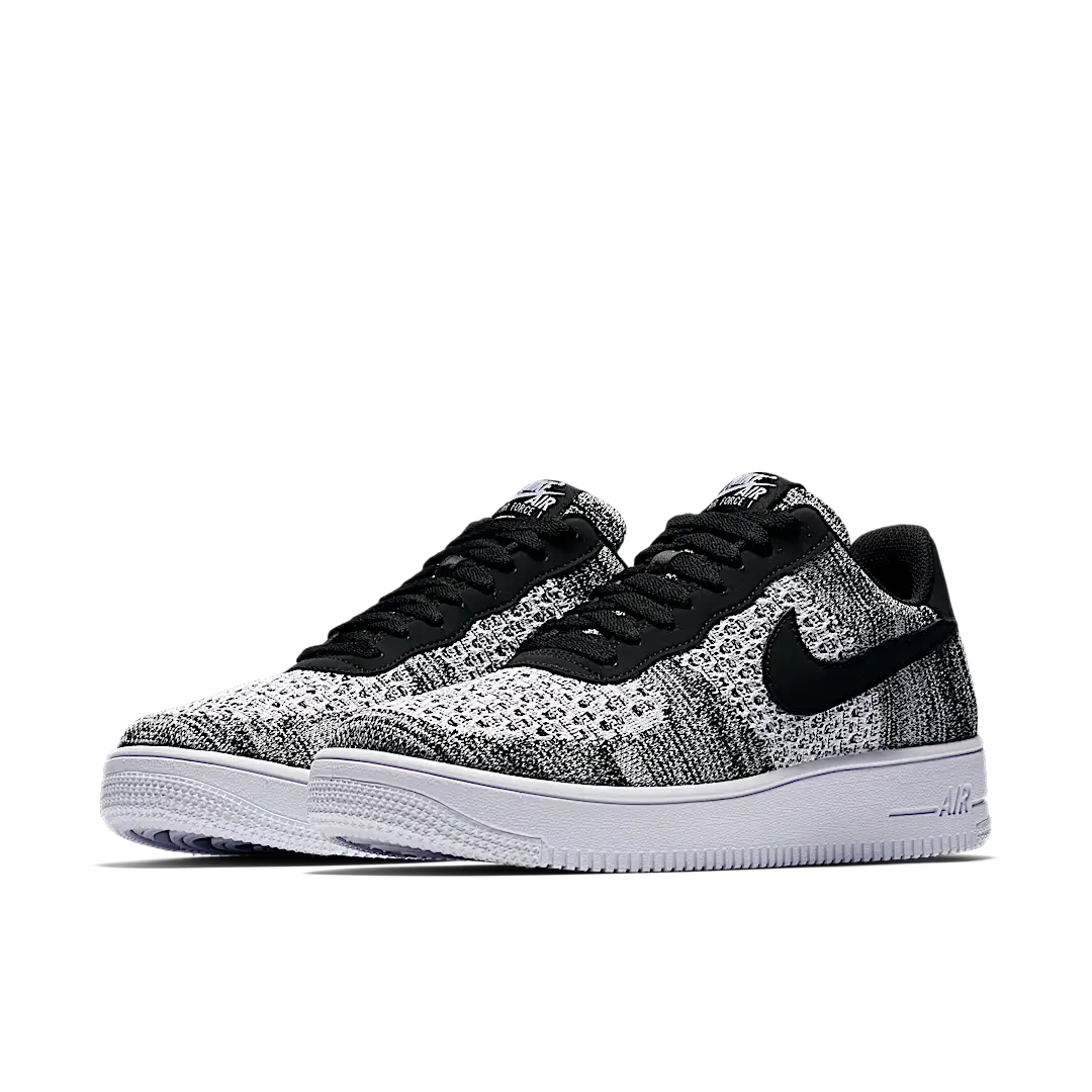 Nike Air Force 1 Flyknit 2 Black Pure Platinum