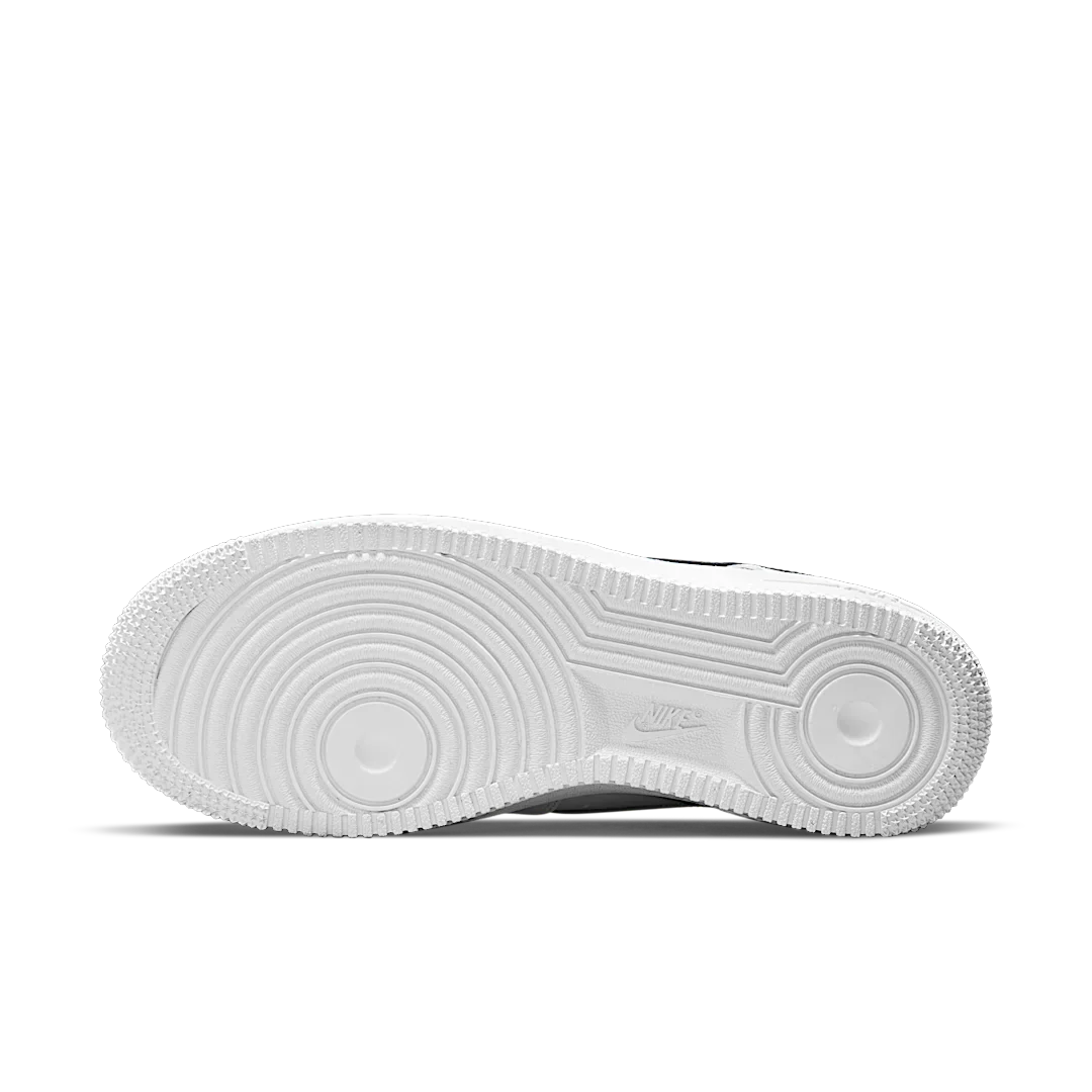 Nike Air Force 1 Low '07 Essential White Black Gold Mini Swoosh