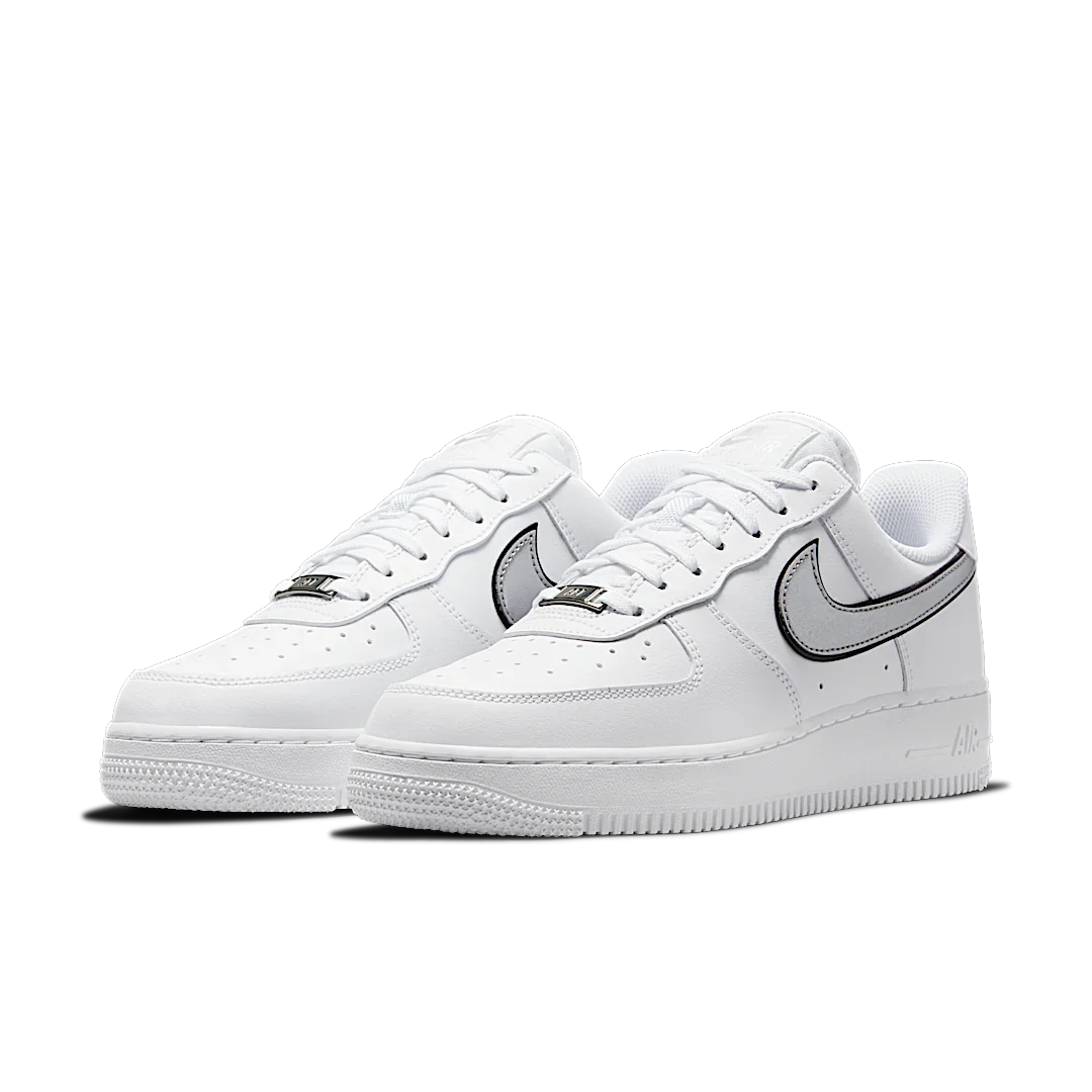 Nike Air Force 1 Low '07 Essential White Metallic Silver Black