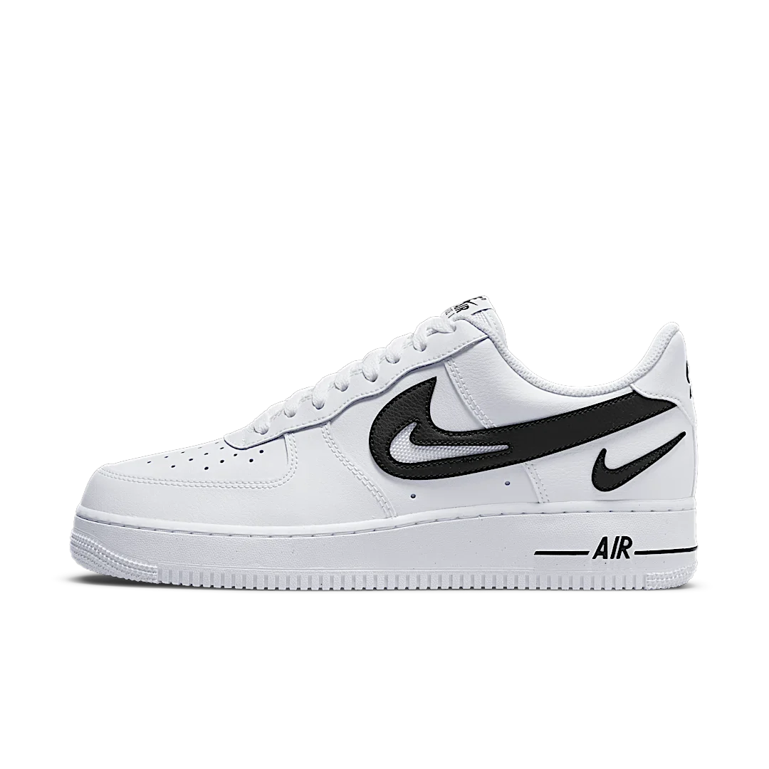 Nike Air Force 1 Low '07 FM Cut Out Swoosh White Black