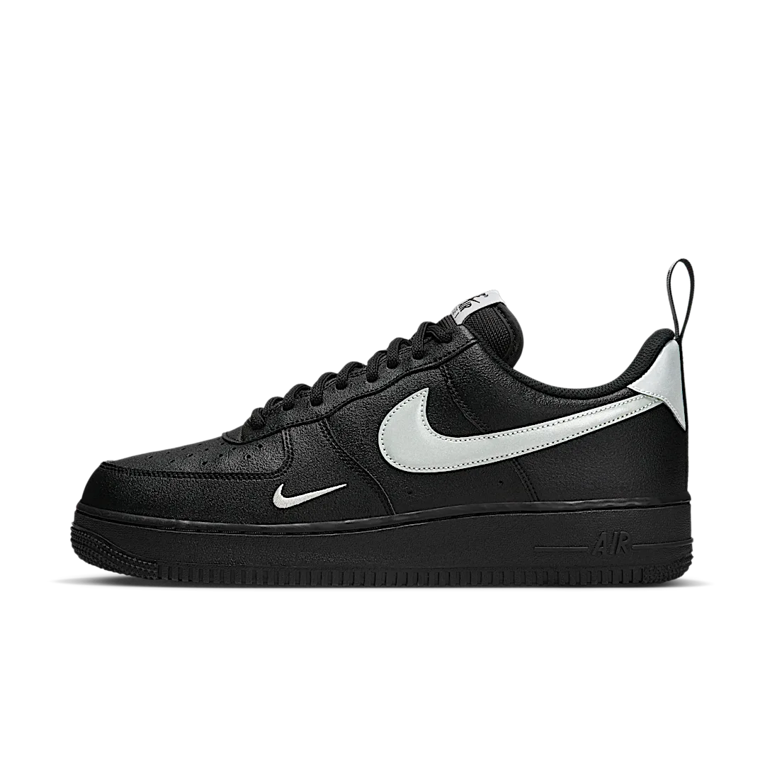 Nike Air Force 1 Low '07 LV8 Black Metallic Silver