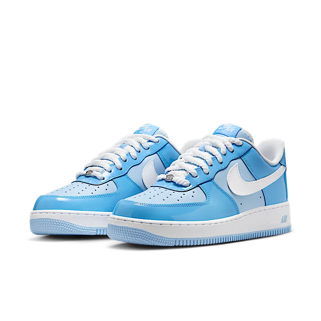 Nike Air Force 1 Low '07 LV8 Phychic Blue White Patent