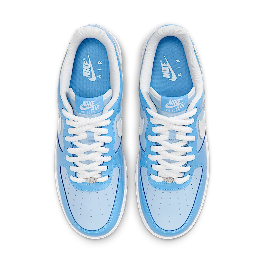 Nike Air Force 1 Low '07 LV8 Phychic Blue White Patent