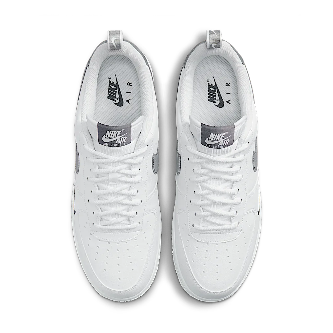 Nike Air Force 1 Low '07 LV8 White Metallic Dark Grey